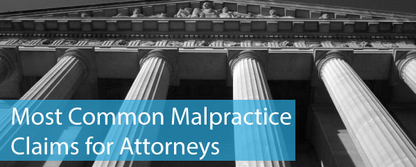 Here are the most common malpractice claims.