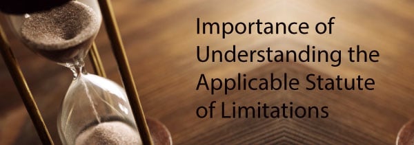 Understanding the applicable statute of limitations.
